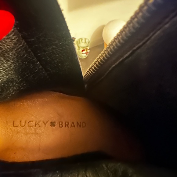 Lucky brand Leather Upper Black Boots
3 1/2 “ heel, size 7.5 - Picture 4 of 5